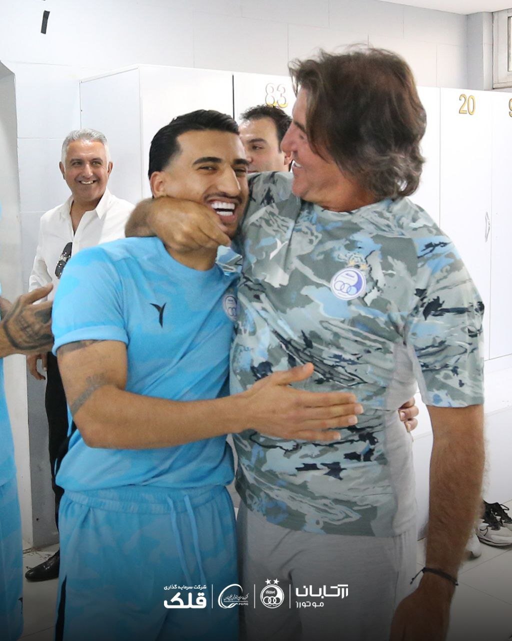 عکس| ساپینتو به بازیکنان استقلال معارفه شد