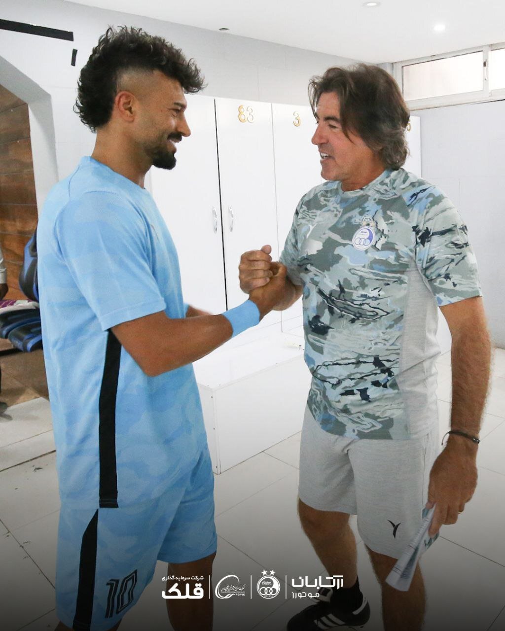 عکس| ساپینتو به بازیکنان استقلال معارفه شد