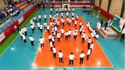 اهتزاز پنج حلقه المپیک در جوار بارگاه ملکوتی علی بن الموسی الرضا (ع)