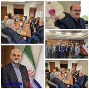 دیدار نمایندگان مجلس با رئیس اتاق بازرگانی گیلان
