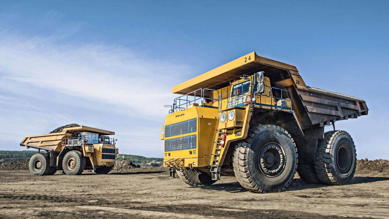 انواع کامیونهای معدن در ایران را بشناسید /عکس