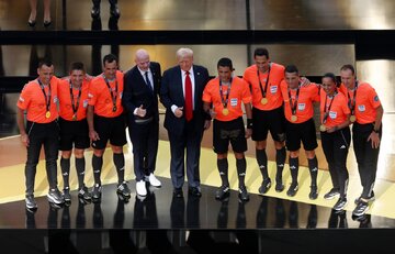 واکنش خبرگزاری فارس به دیدار ترامپ و فغانی در جشن قهرمانی / ناداوری علیه ایرانیها