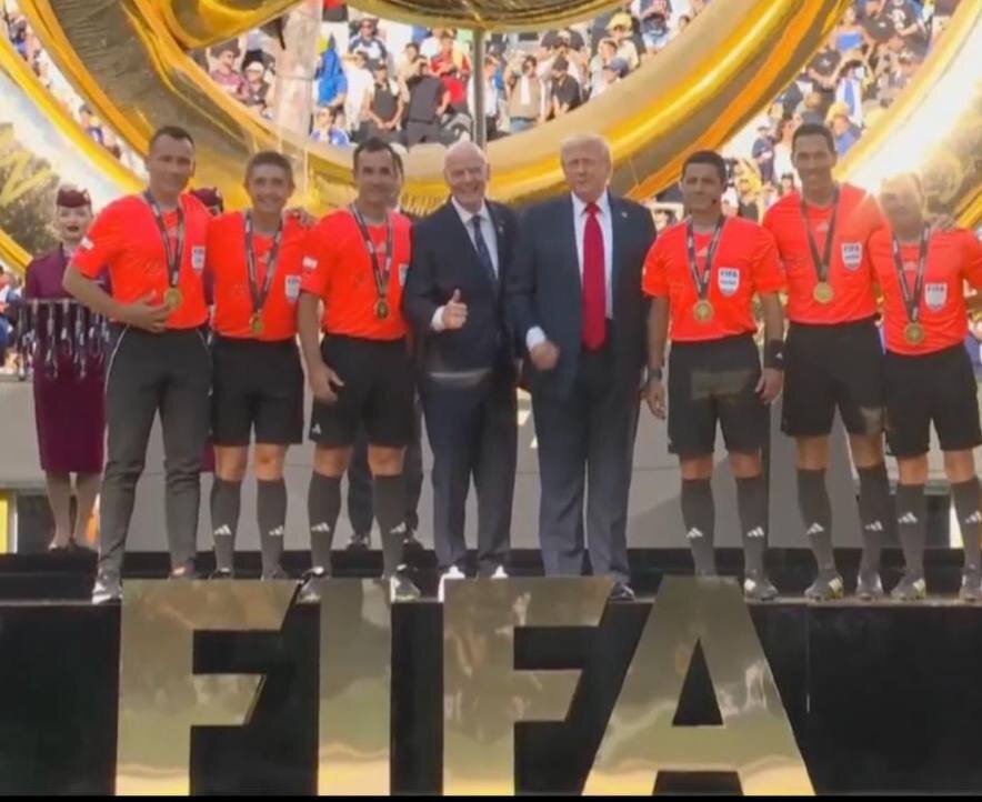 عکس | ملاقات ترامپ با علیرضا فغانی در جشن قهرمانی چلسی 3