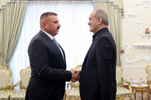 دیدار یک مقام بلندپایه عراقی با پزشکیان/عکس