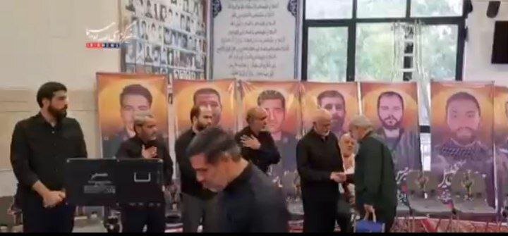 تصاویری از سردار قاآنی در مراسم بزرگداشت شهدای نیروی قدس سپاه 4
