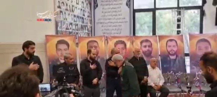 تصاویری از سردار قاآنی در مراسم بزرگداشت شهدای نیروی قدس سپاه 3