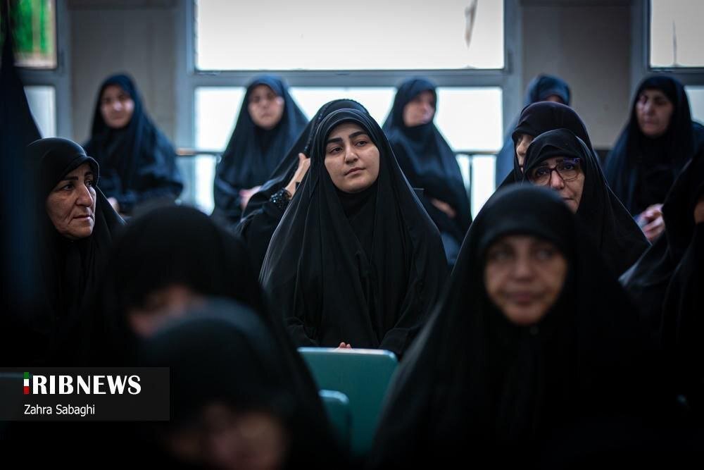حضور علی لاریجانی و زینب سلیمانی مراسم بزرگداشت شهدای نیروی قدس سپاه 6