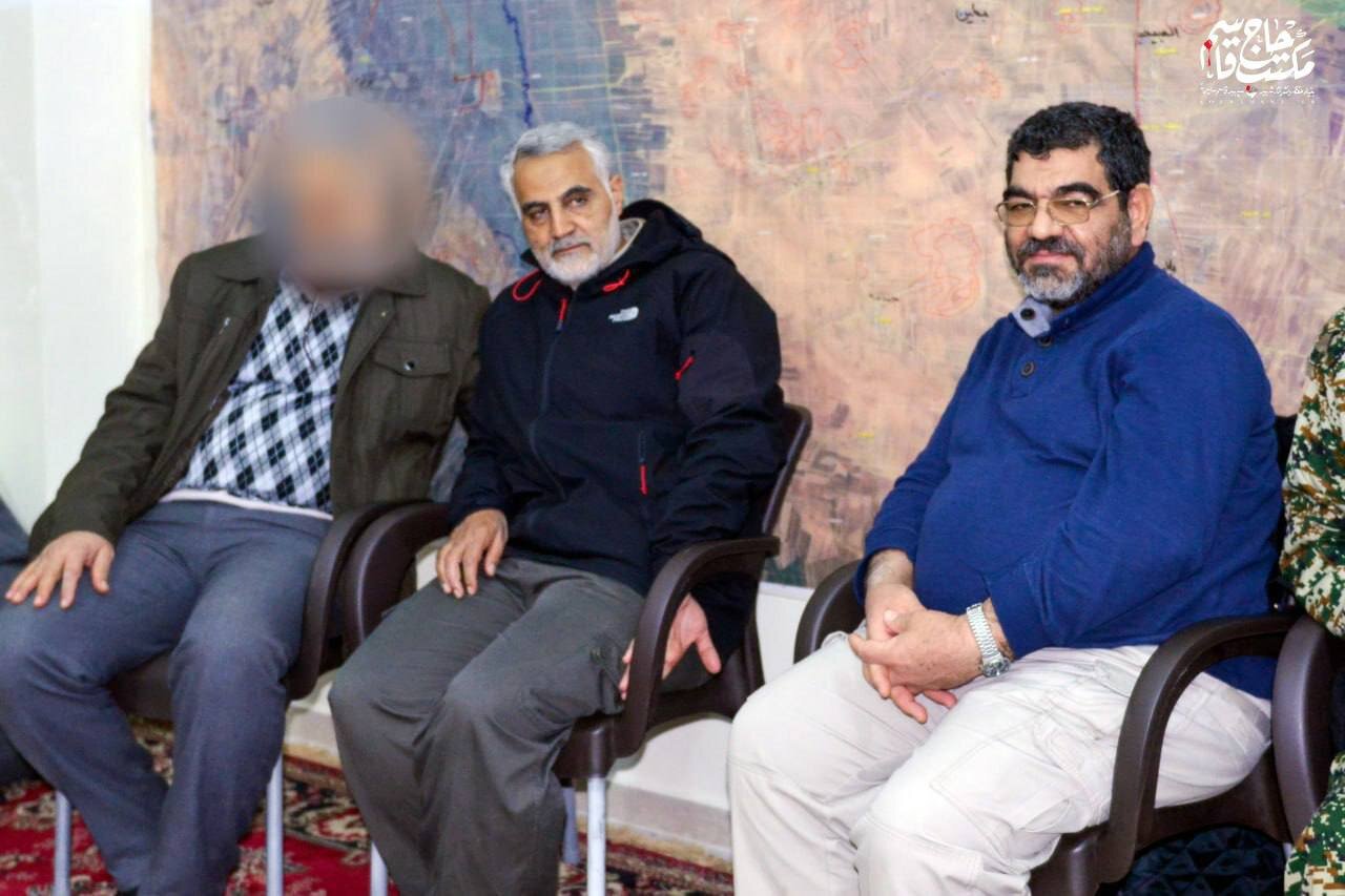 تصاویری از دو تن از فرماندهان نیروی قدس سپاه در کنار یکدیگر