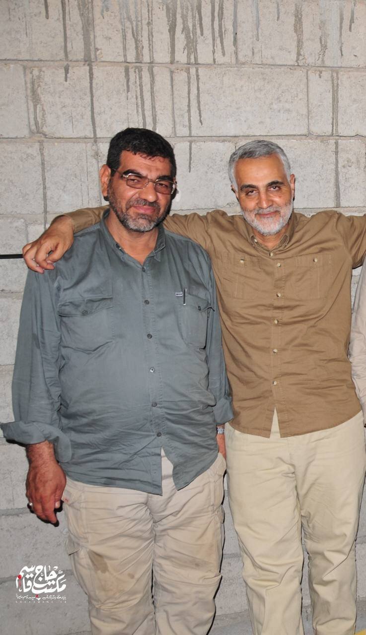 تصاویری از دو تن از فرماندهان نیروی قدس سپاه در کنار یکدیگر