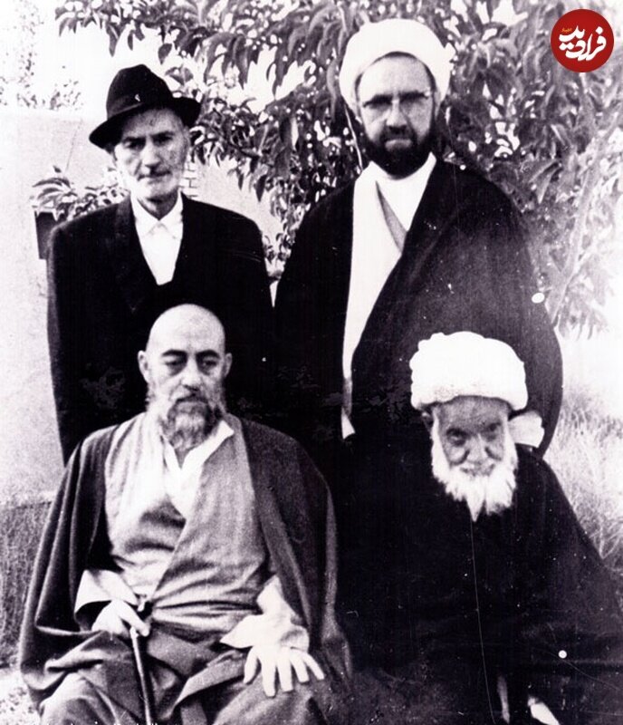 عکس/ پدر دکتر شریعتی در کنار پدر شهید مطهری