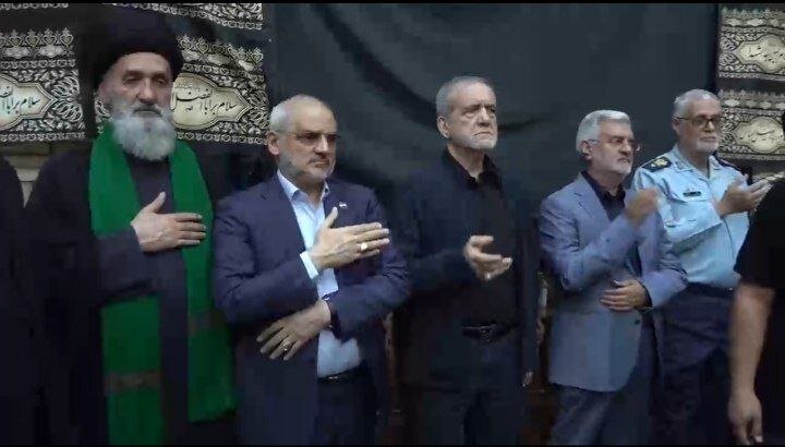 حضور پزشکیان در مراسم بزرگداشت چندتن از فرماندهان ارتشی / سردار رادان و سرلشکر حاتمی هم بودند + تصاویر 3