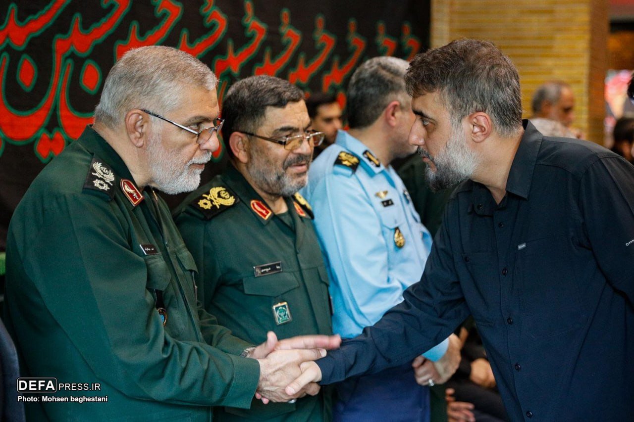 تصاویری از مراسم بزرگداشت سرداران شهید ربانی و محرابی / فدوی و قاآنی هم آمدند / مداح مشهور هم حضور داشت 7