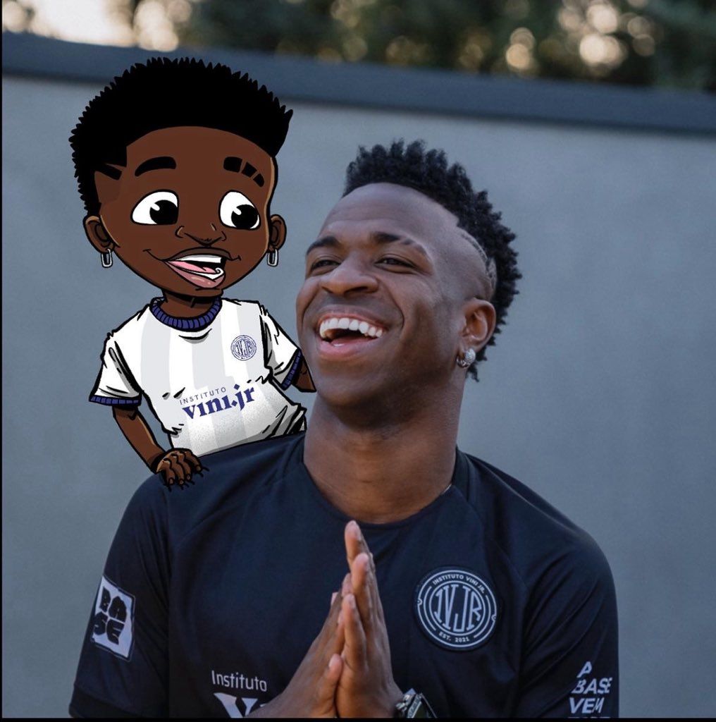 عکس| شخصیت کارتونی وینیسیوس رونمایی شد