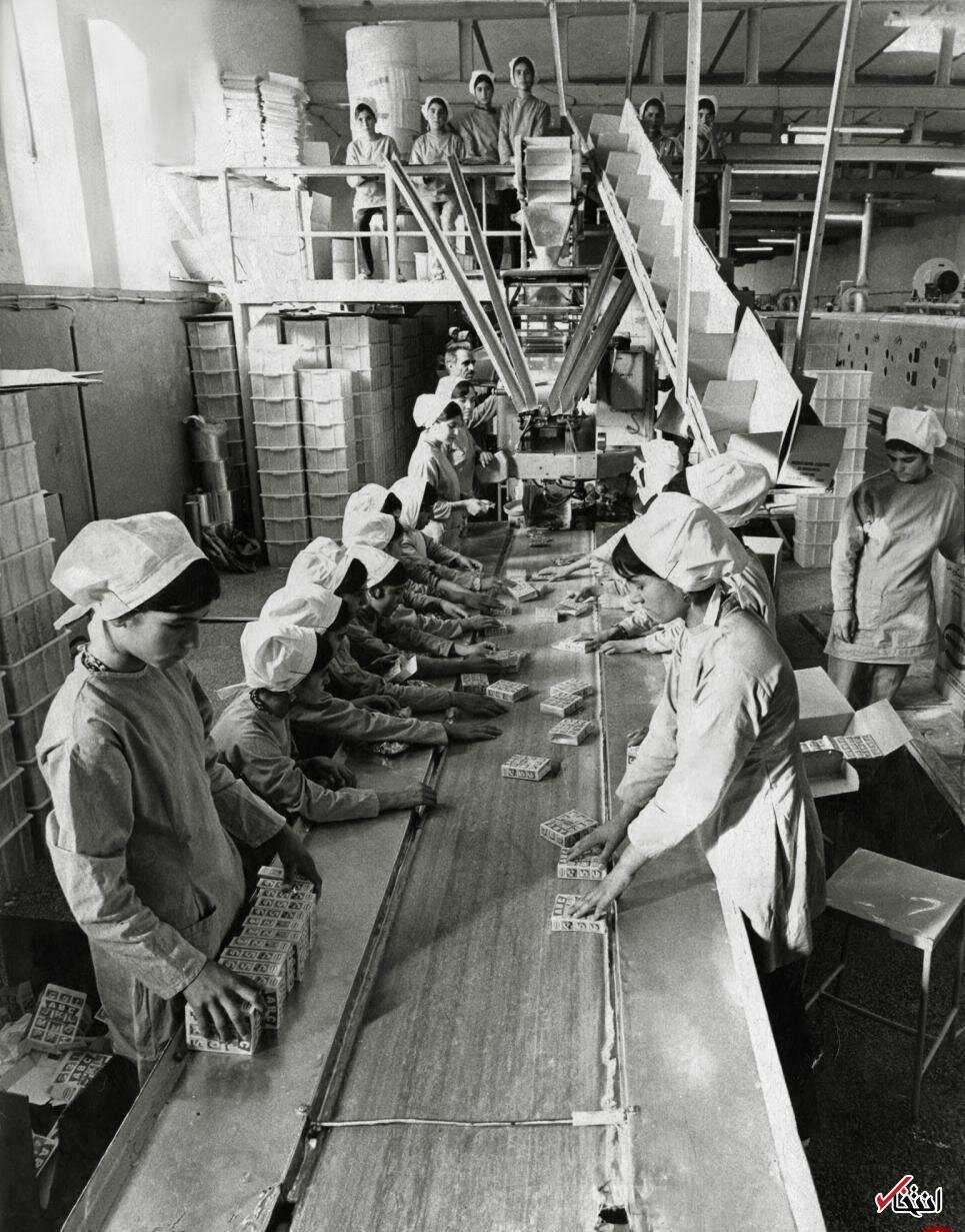 عکس/کارخانه بیسکوییتسازی در تهران نیم قرن پیش