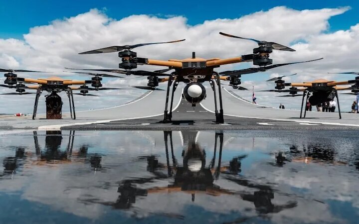 شلیک موشک از پهپاد انگلیسی در آمریکا