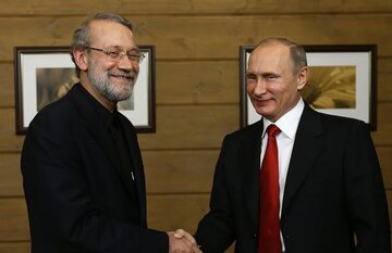 لاریجانی و پوتین در مسکو دیدار کردند + جزئیات
