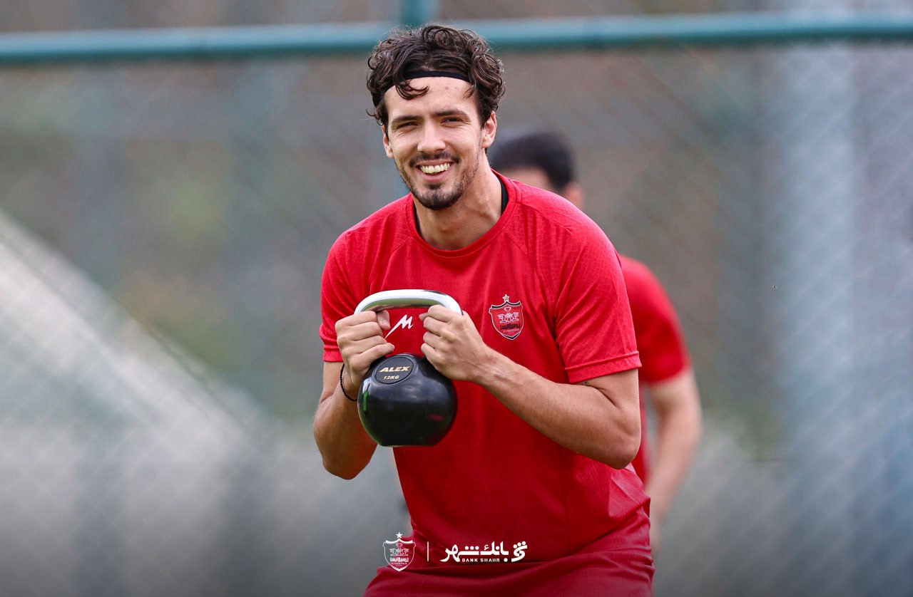 عکس | اولین حضور مارکو باکیچ در تمرین پرسپولیس 2