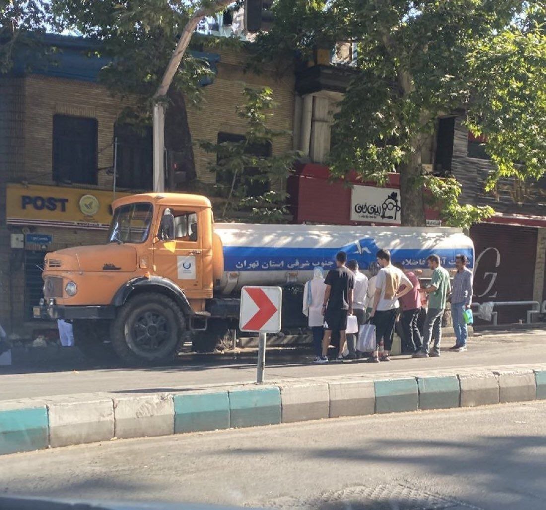 عکسی ترسناک از معضل بیآبی در تهران
