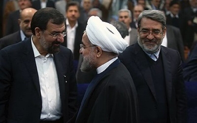 عکس/ حسن روحانی و محسن رضایی در یک جلسه محرمانه نظامی؛ دهه ۶۰