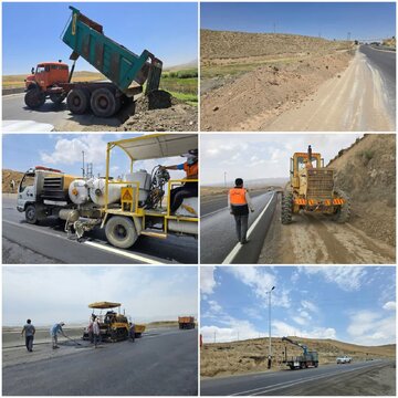 خط‌کشی ۵۰۰ کیلومتر از راههای شهرستان بروجرد