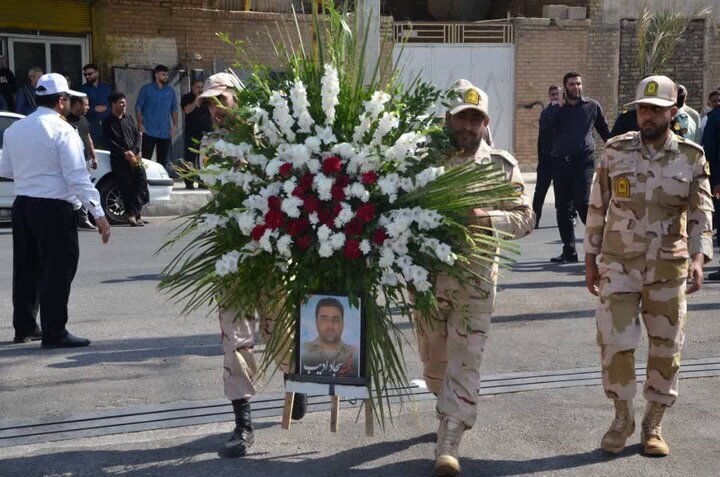 تشییع باشکوه پیکر شهید سجاد ادیب در اندیمشک