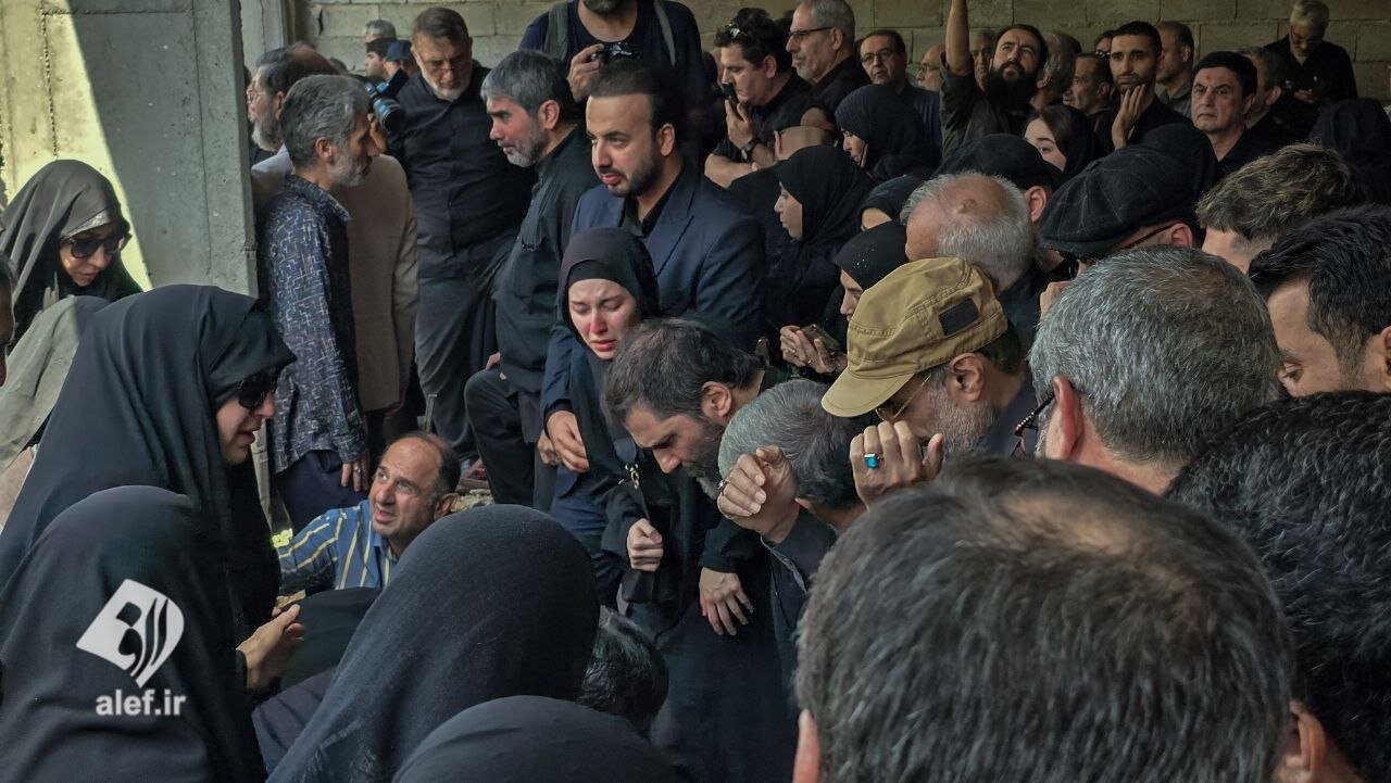 چهرههای حاضر در مراسم تشییع احمد توکلی/ از حضور زاکانی تا حزن روح الامینی + تصاویر