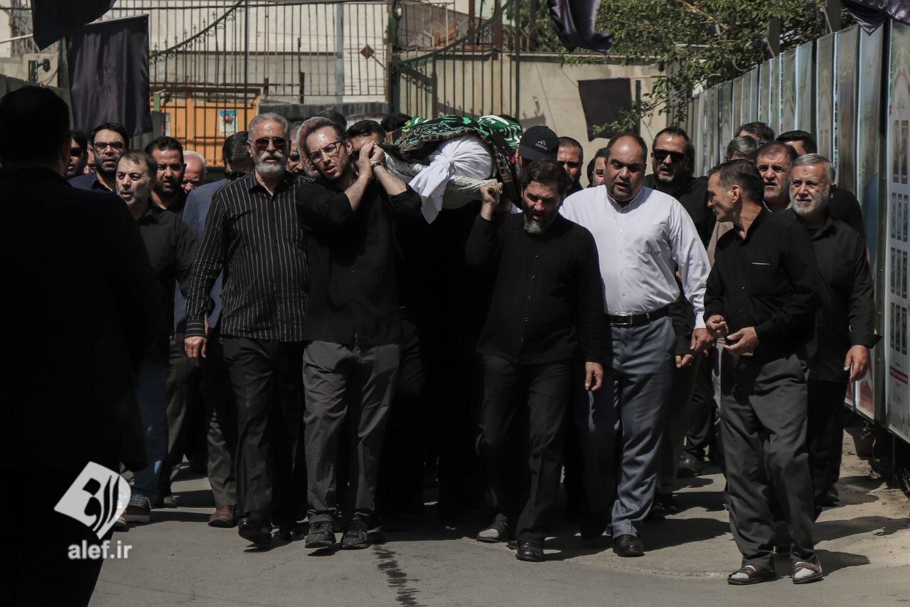 چهرههای حاضر در مراسم تشییع احمد توکلی/ از حضور زاکانی تا حزن روح الامینی + تصاویر