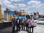 بازدید معاون محیط زیست انسانی حفاظت محیط زیست استان از واحدهای صنعتی ازنا