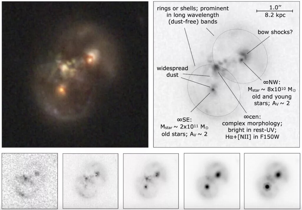 ثبت لحظه تولد یک سیاهچاله کلانجرم برای اولین بار / عکس