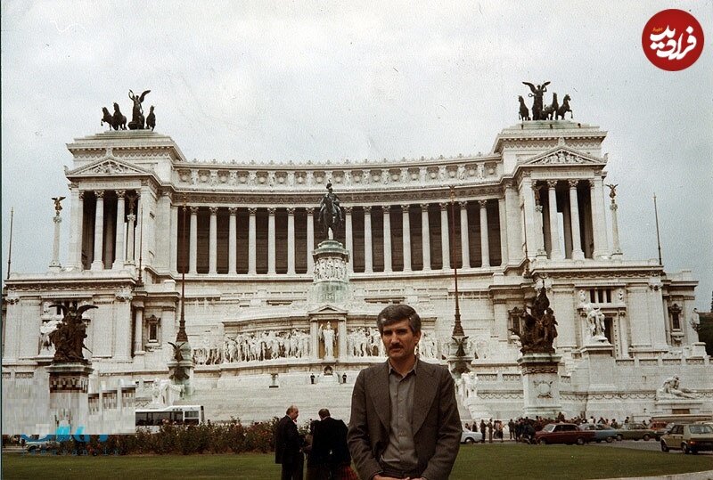 عکس/ سرلشکر ستاری در رم؛ دهه ۷۰