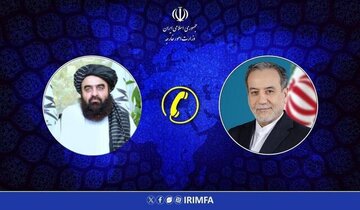 رایزنی عباس عراقچی با وزیرخارجه طالبان