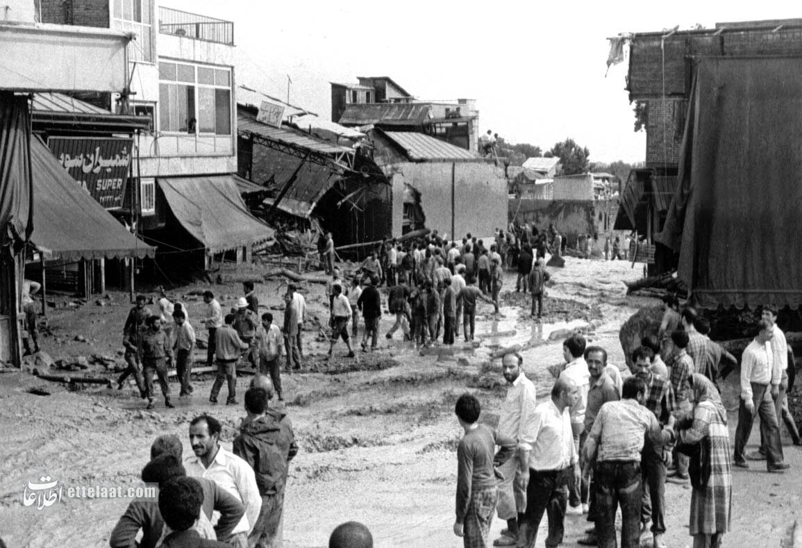 عکسهای منتشرنشده از بزرگترین سیل تاریخ تهران