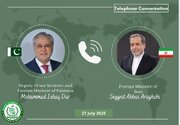 اسحاق‌دار با عراقچی گفتگو کرد