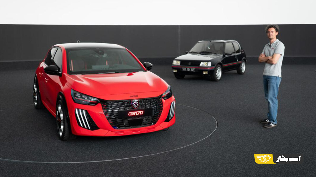 رقابت داغ پژو ۲۰۸ با یک ماشین کهنسال / عکس