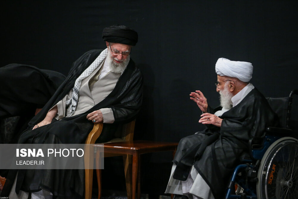 مراسم بزرگداشت شهدای جنگ تحمیلی 12 روزه با حضور رهبر انقلاب +تصاویر