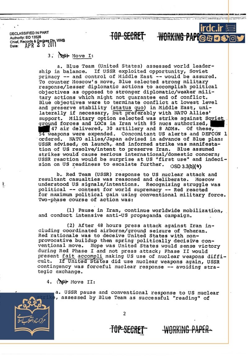 سناریوی آمریکا برای بمباران هستهای ایران در نیم قرن پیش!