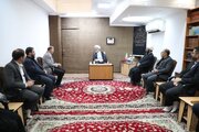 دیدار سرپرست اداره‌کل پست سمنان با نماینده ولی‌فقیه در استان