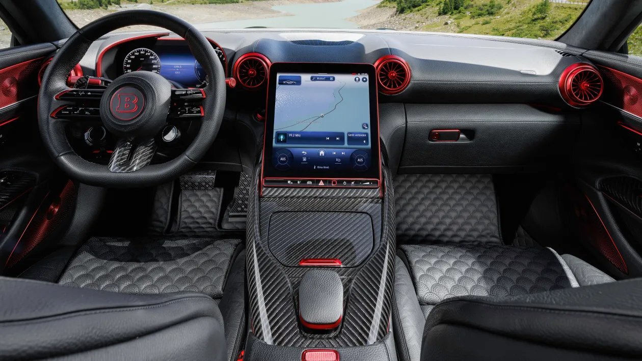 هیولای ۱۰۰۰ اسب بخاری مرسدس / بنز سفارشی برابوس / عکس