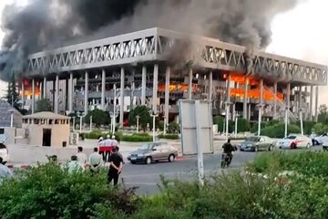 جزئیات اطفای حریق صدا و سیما در جنگ 12 روزه