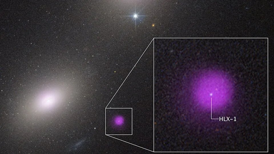 لحظه تماشایی فروریختن ستاره در تاریکی سیاهچاله