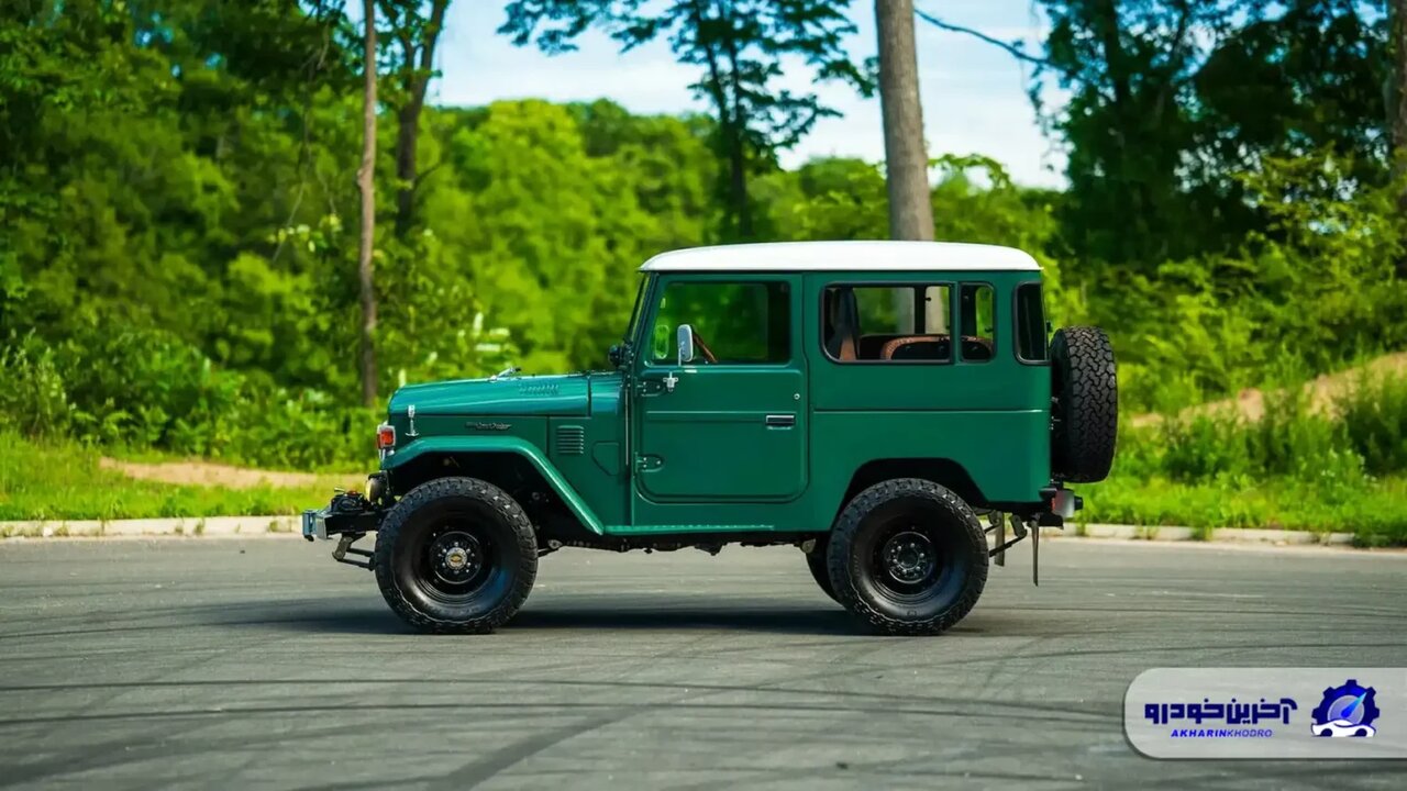 عکس | تویوتا لندکروزر کلاسیک با موتور ۸ سیلندر ساخت جنرال موتورز