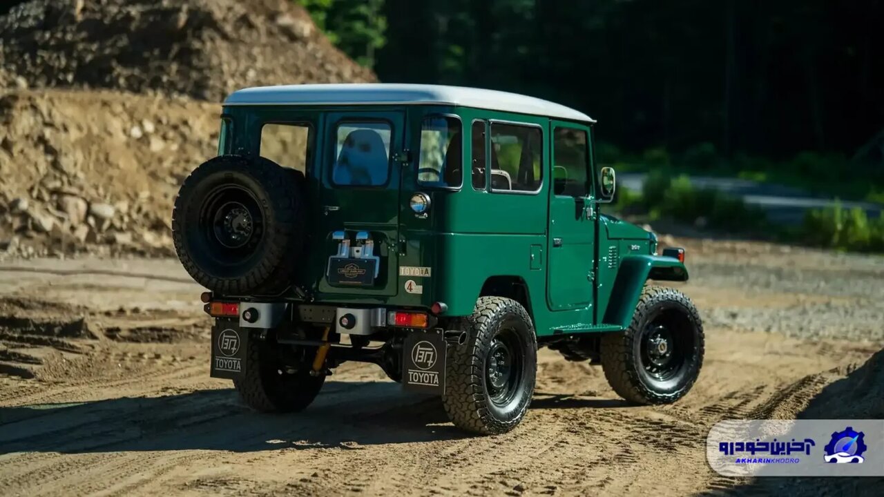 عکس | تویوتا لندکروزر کلاسیک با موتور ۸ سیلندر ساخت جنرال موتورز