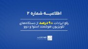 ۹۰ درصد تلویزیون‌های اسنوا و دوو دارای اختلال، رفع عیب شد