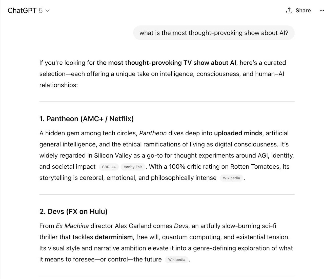اولین تصویر از GPT-5 فاش شد؛ پاسخ دقیق مدل جدید OpenAI به یک سؤال ساده