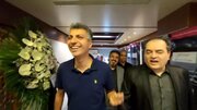 ببینید | برخورد سرد عادل فردوسی‌پور با پیمان یوسفی در حاشیه مراسم ختم زنده‌یاد داریوش مصطفوی