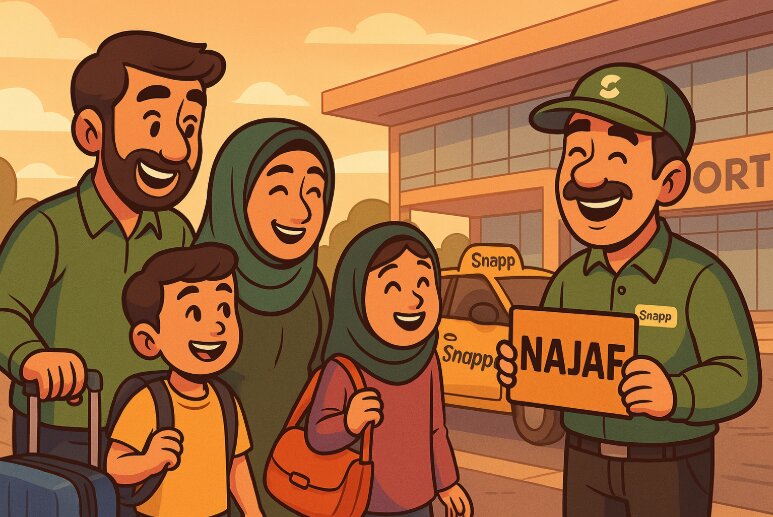 خرید بلیط نجف بدون دغدغه؛ چرا اسنپ تریپ انتخاب زائران است؟