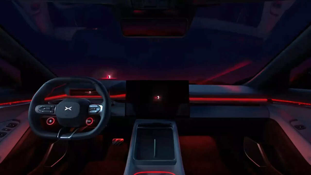 خودروی جدید چینی با نمایشگر ۸۷ اینچی! / عکس