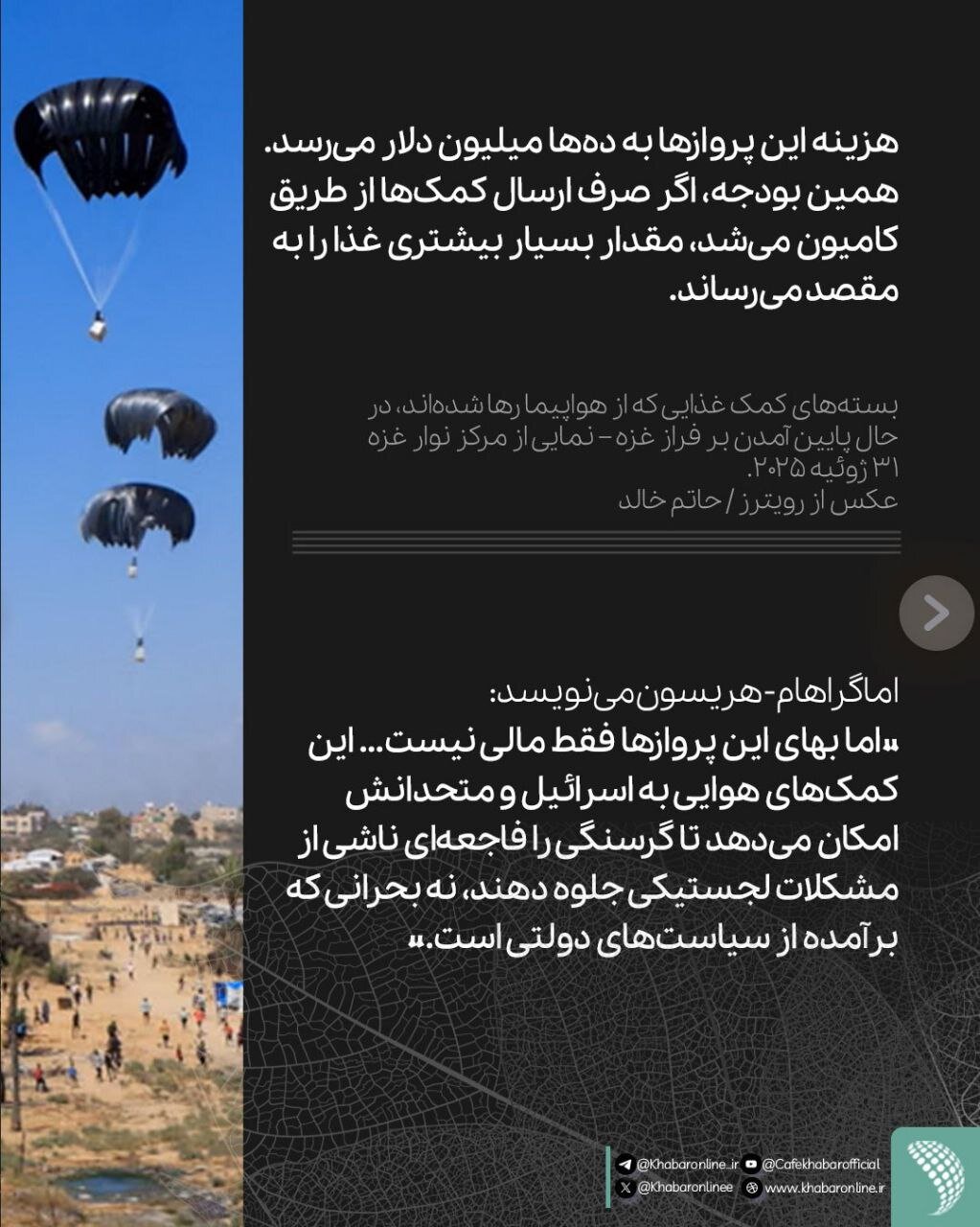 ریاضیات قحطی ساده است؛اسرائیل میداند چه مقدار غذا برای زنده ماندن لازم است/اینفوگرافی