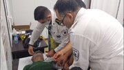 معاینه  ۲۷ هزارو ششصد زائر اربعین در شلمچه 