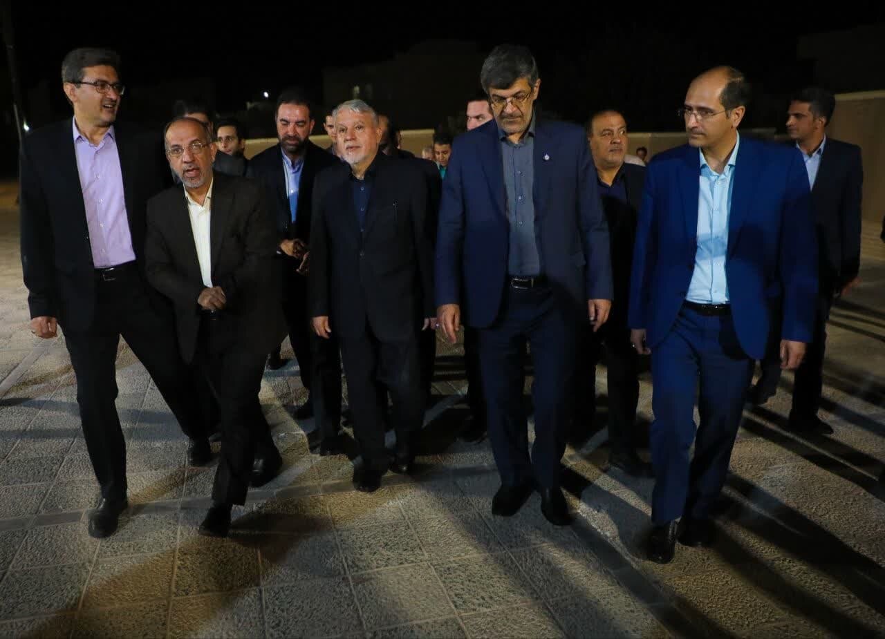 بازدید وزیر میراث فرهنگی، گردشگری و صنایع دستی از شهرستان میبد